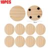 5-20PCS Square Round Wood Coasters Bottle Wine Cup Coffee Drinks Coaster Mat DIY Craft Painting Wood Engraving Party Decoration