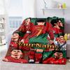 Cristiano Ronaldo 68 Personalized Name Blanket Cozy Personalized Blanket Soft Warm Cozy Great for Bed Sofa Office Nap for All Occasions