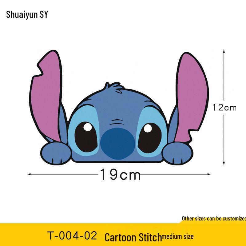 

Мультяшна наклейка на електромотоцикл/автомобіль Ліло та Стіч Standard