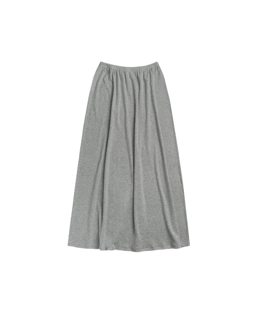 Without Summer Comfort Flare Skirt_Gray