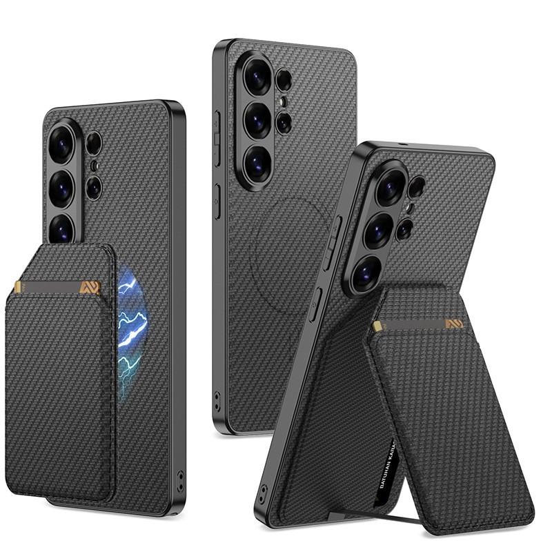 Magnetic Detachable Card Holder Wallet Case Galaxy S26 Ultra Shockproof Leather Cover With Kickstand