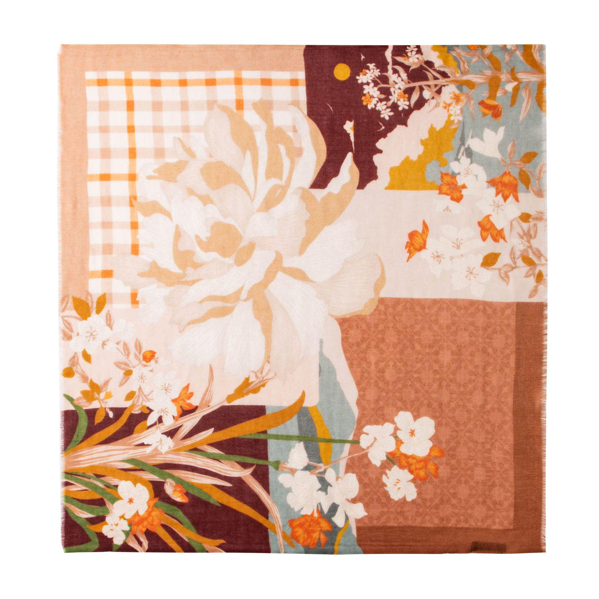 

Кашемировый шарф премиум-класса с принтом: Элегантная, Теплая и Универсальная Шаль для Женщин 70*70 cm + 1*2 cm