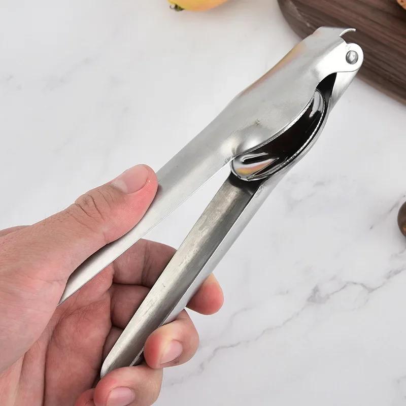 2 i 1 Quickly Chestnut Clip Kjøkkenverktøy Rustfritt stål Valnøtttang Metall Nøtteknekker Sheller Mutteråpner Kjøkken Gadgets
