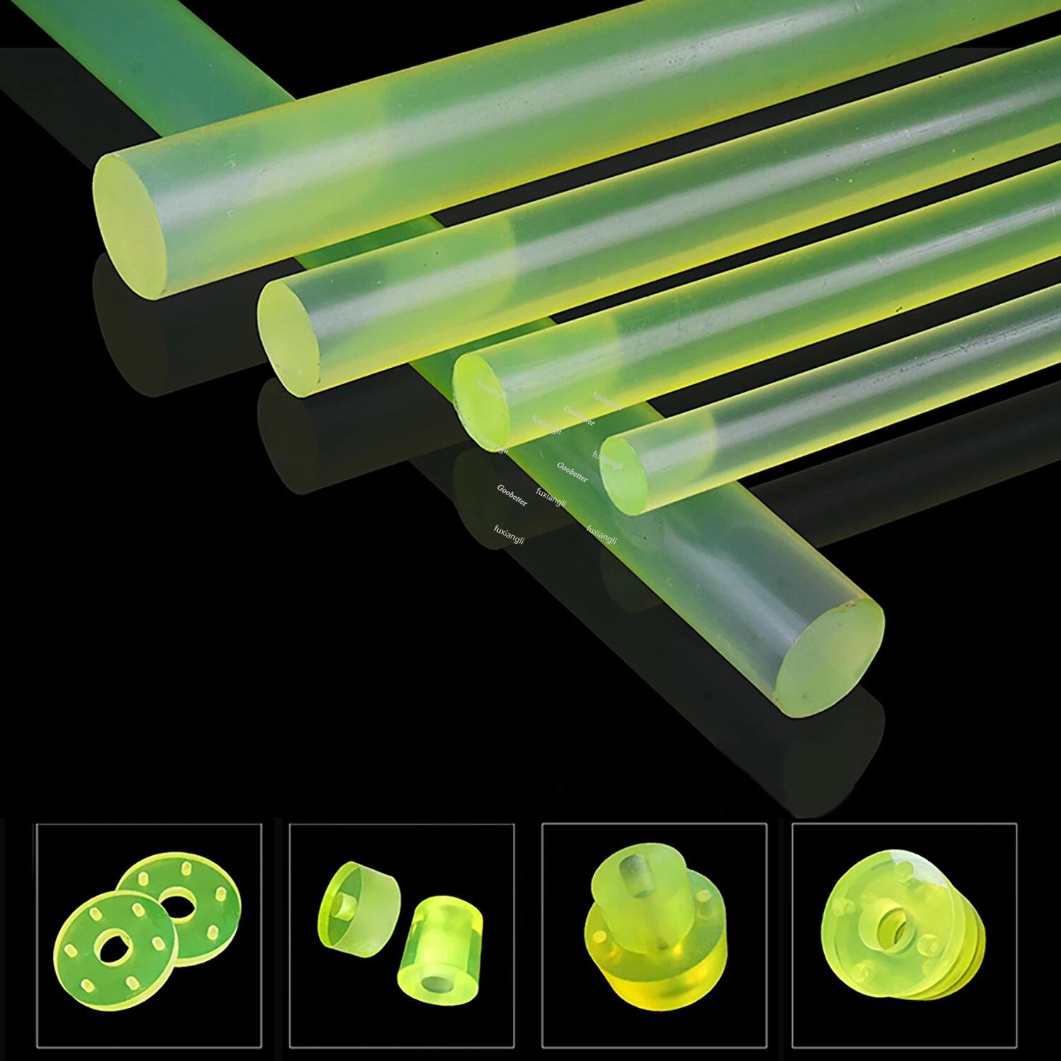 1Pcs PU Plastic Pipe Bar Polyurethane Hollow Rod Gaskets Shock Absorber Diameter 8/10/12/15/20/25/30/35/40/45~70mm L 300/500mm 8mmx300mm-1Pcs