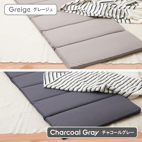 GOKUMIN 6-Fold Nap Mat, Adult Mattress, Long Cushion, Foldable Floor Mat, Compact, Perfect for Naps, Rests, and Car Camping, Water-Repellent, Non-Slip