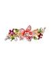Yellow Chimes Hair Clips for Women Girls Barrette Hair Clips for Women Hair Accessories for Women Enameled Floral Clips for Women Red Crystal French
