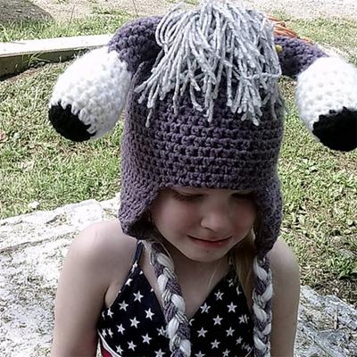 New Hand-knitted Anime and Cartoon Style Hats, Fashionable and Personalized Parent-child Hats