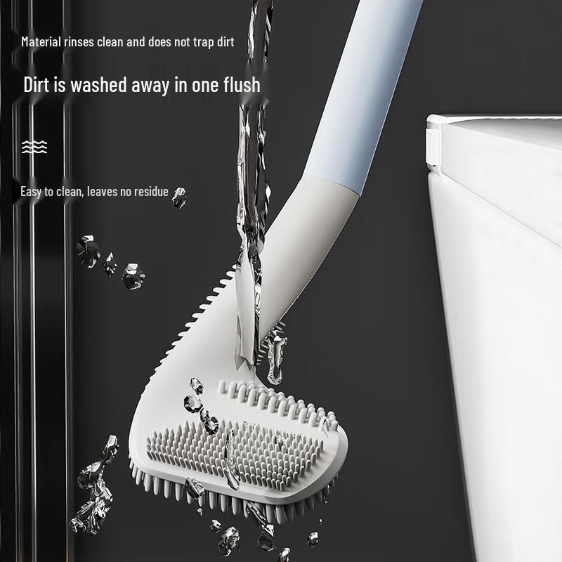 BaiJiaHaoShi Golf Style Silicone Toilet Cleaning Brush
