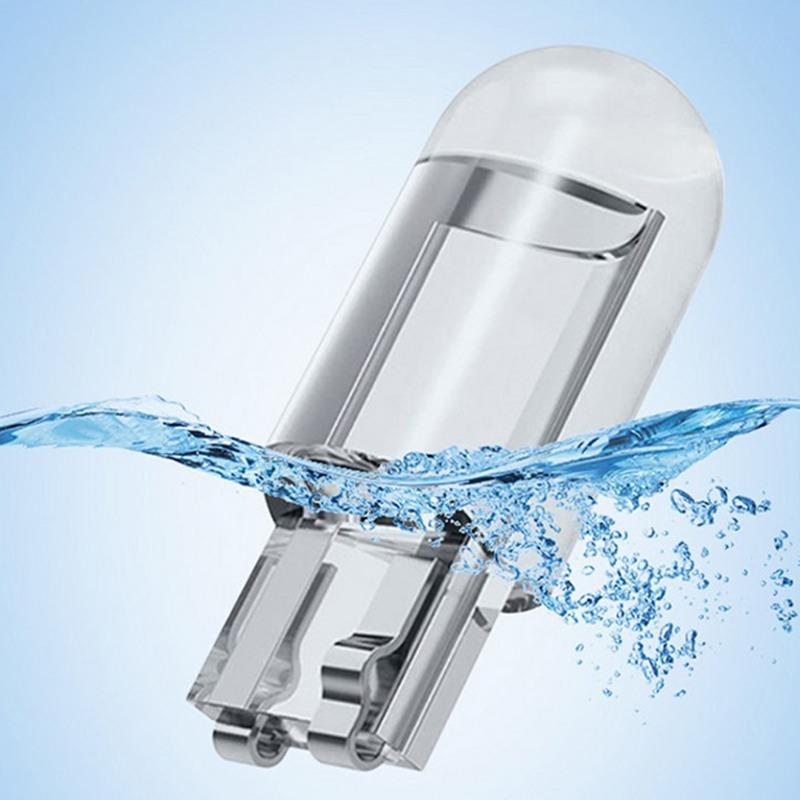 T10 Crystal Integrated Lights 7 Colors Wedge License Plate Light Dome Indicator Light Reading Light Car LED Crystal Signal Bulb