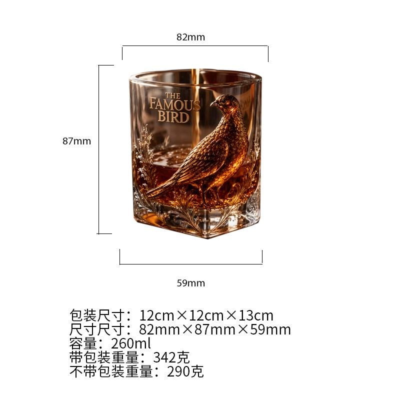 Deep Sea Dark Blue Octopus Shaped Whiskey Glass Cup Creative Desktop Ornament Bedroom Home Decor Cocktail Wine Glass Bar