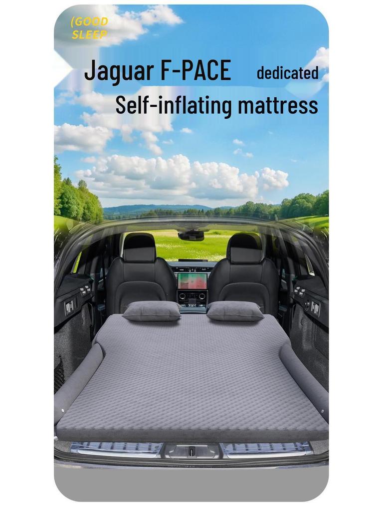 Jaguar F-Pace Inflatable Car Trunk Mattress and Rear Seat Sleeping Pad