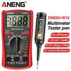 Portable DM850 Digital Multimeter 1999 Counts AC/DC Votage Ohm Current Detector Ammeter+B15 Voltage Tester Pen Electrician Tools Digital Display