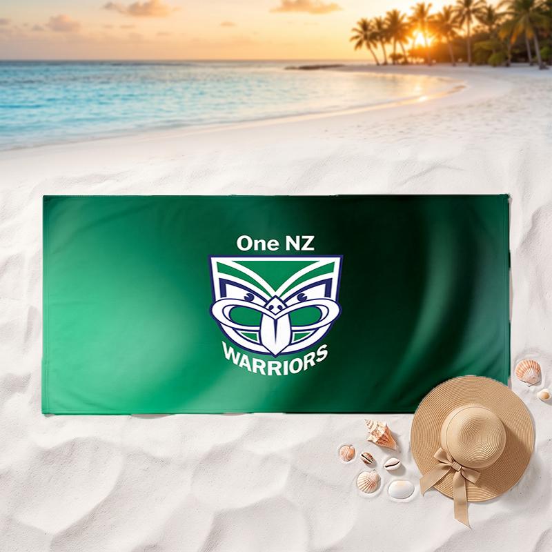 Warriors Soft and comfortable beach towel perfect for vacations and poolside use an ideal gift for summer holidays