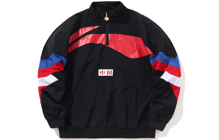 Куртки Li Ning Унисекс Стандартный Черный Воротник-стойка Умеренный Другое AJDP015-2 L