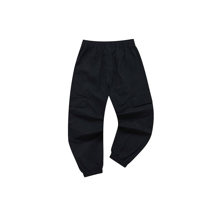 FILA Fusion Solid Color Simple Casual Long Pants Men bottoms Black T11M225803FBK