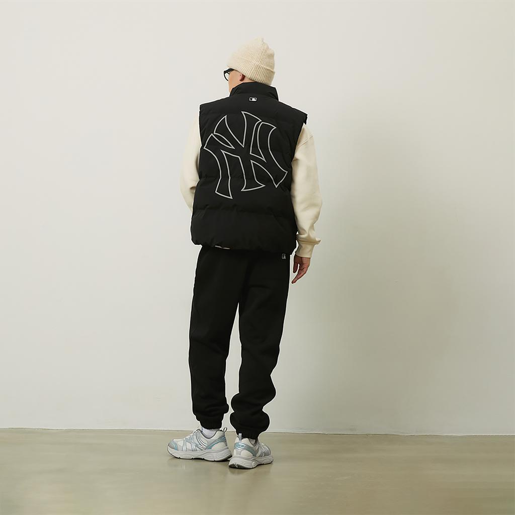 New MLB New York Yankees Basic Collection Down Vest Unisex Black 3ADVB0146-50BKS
