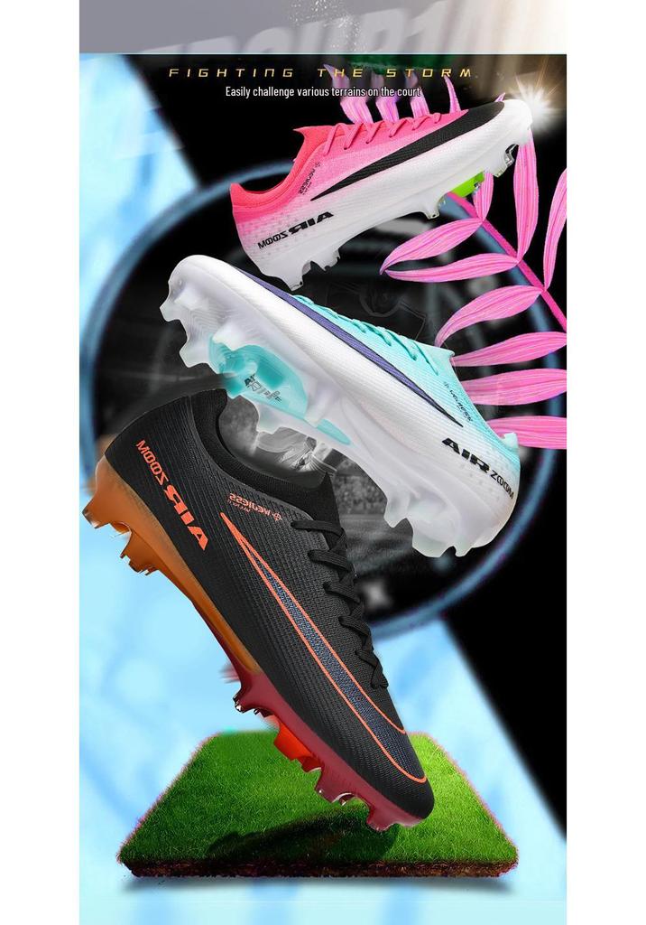 Xinpu Tian Unisex Low-top AG Turf Football Shoes for Students and Adults