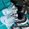 Men's Cross-Border Lightweight Dad Sneakers with Breathable Mesh & Popcorn Soles for Casual Running