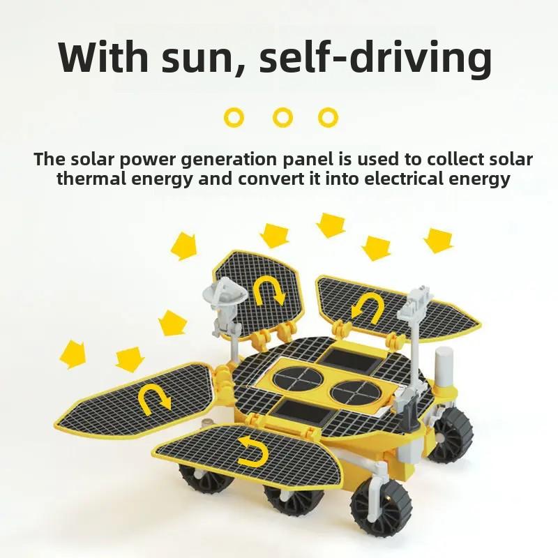Solar Rover Space Probe Educational Science Toy Diy Assembly Creation Toy Science Powered Stem Building Sets Gift