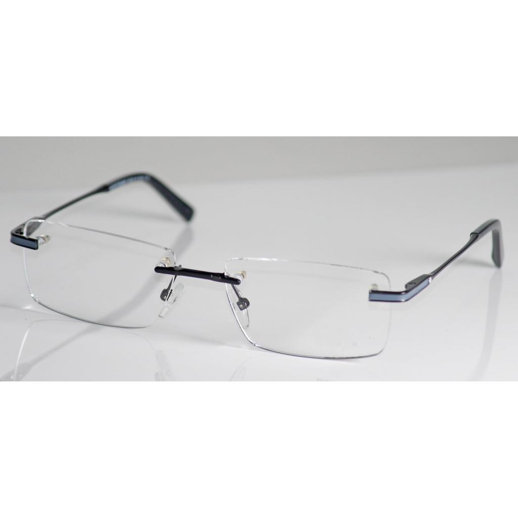 RSINC Rimless frame/eyeglass/Spectacle, Optical, Prescription, For Men And Women, MO Black- BR-4 | 20AF4 C1 55-16-140 SX-UMHH-HEVU