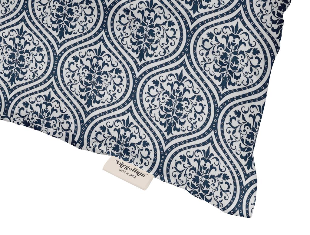 Vargottam Indoor Outdoor Tufted Printed Square Seat Patio Cushion Set Of 2 Water Resistant Patio Furniture Seat Cushion 19,inches, Purple |