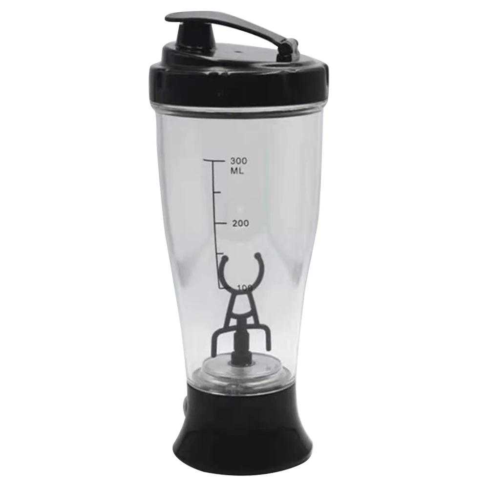 

350ml Electric Protein Shaker Mixing Cup Automatic Self Stirring Water Bottle Mixer One-button Switch Drinkware for Fitness Gym 350ml чёрный