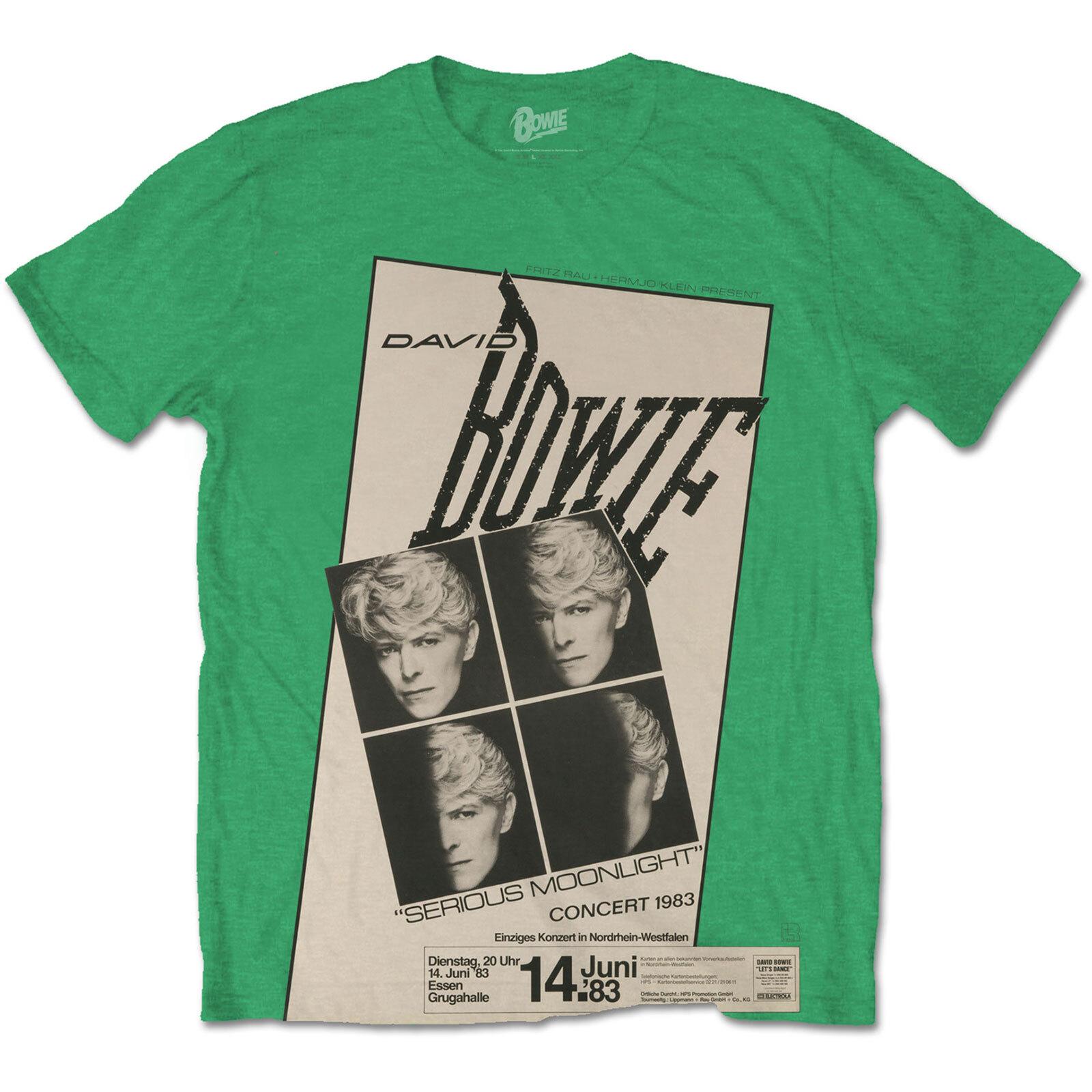 David Bowie Unisex T-Shirt: Concert 83 XXL
