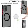 Luxury Magnetic Wireless Charge Case For Samsung Galaxy A52 A34 A54 A32 A55 A13 A23 A25 A15 Shockproof Matte Clear Back Cover