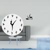 Ballet Dancing Girl Wall Clock And Statue Resin Reindeer Figurine Decorative Sculpture for Kitchen