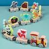 Transportation Train Wooden Toy Educational Wooden Magnetic Train Magnetic Train Toys  Kids Toy
