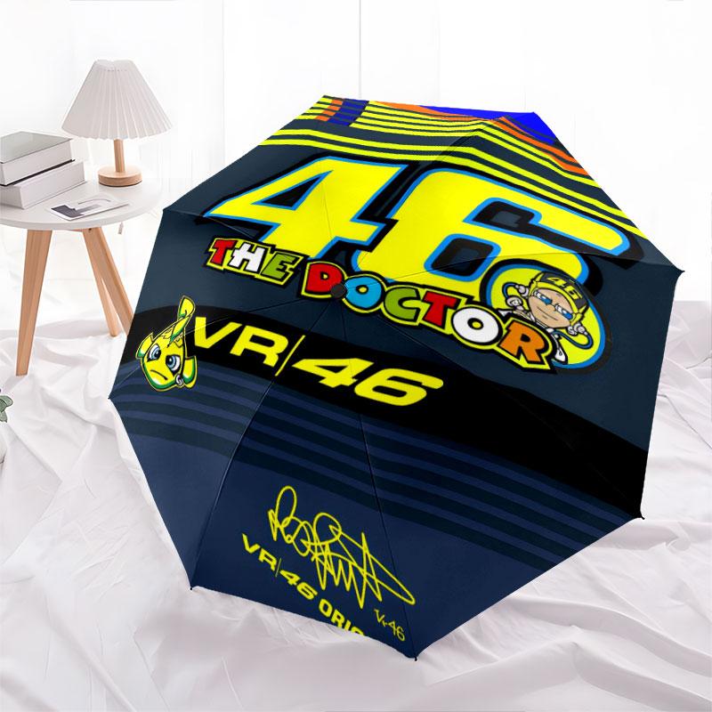 VR46, автоматический складной зонт, портативный и складная конструкция, 8 спиц, рождественский или день рождения подарок.