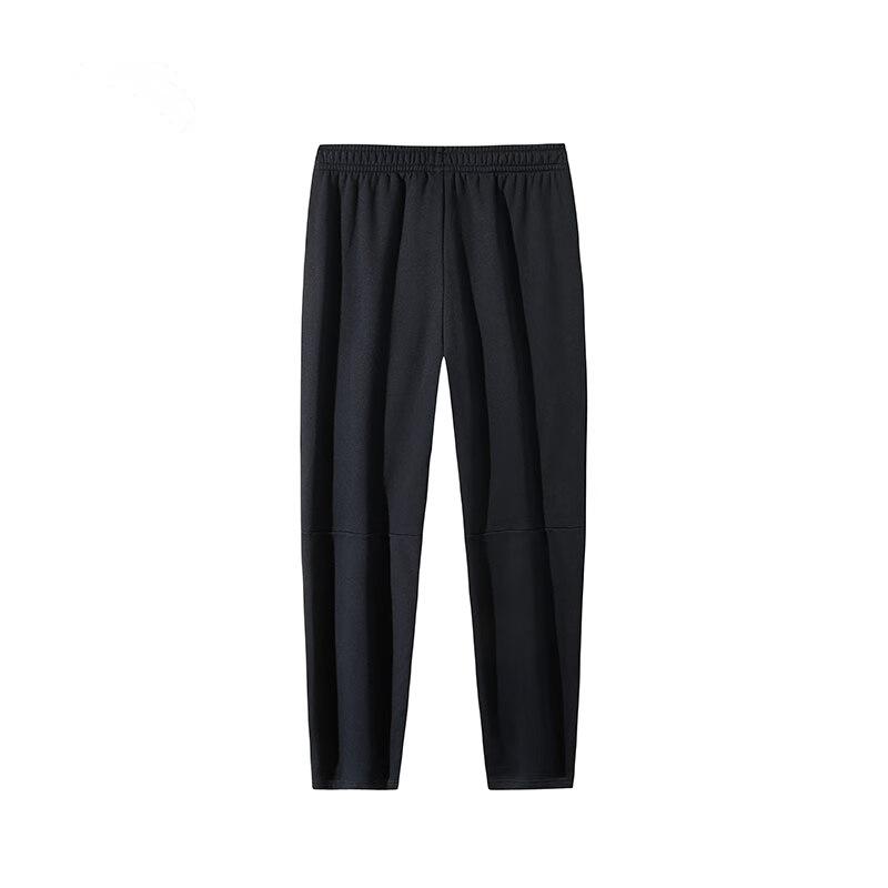 Anta Simple Versatile Comfortable Casual Straight Leg Fleece Lined Warm Knitted Sports Pants Men Bottoms 152447326N-1