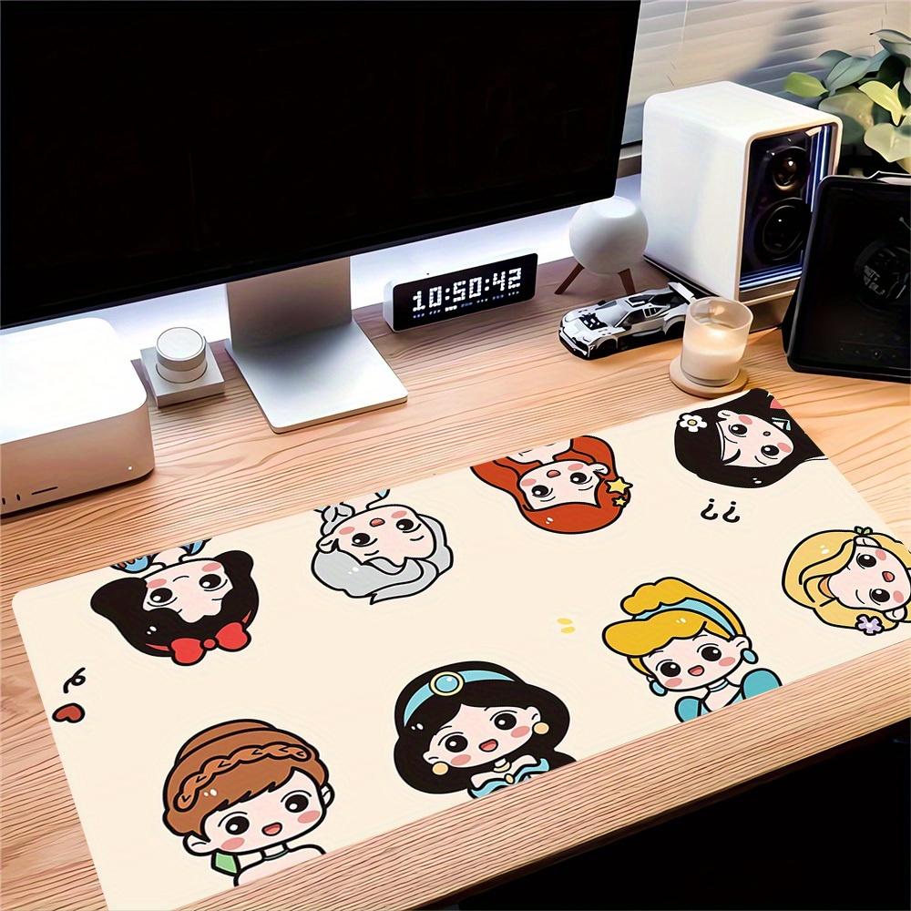 Large Multi-Size Non-Slip Rubber Base Cute, Characters, Cartoon Mouse Pad, Stitched Edges Keyboard Desk Mat for School, Office, Home, Gift f
