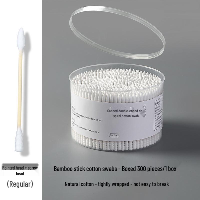 Disposable Double-Headed Cotton Swabs: Ear Cleaning & Makeup Use
