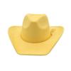 Suede 9.5cm Large Brim Classic Western Cowboy Fedora Hat Men's and Women's Cowboy Hats Fashion New Cowboy Hats