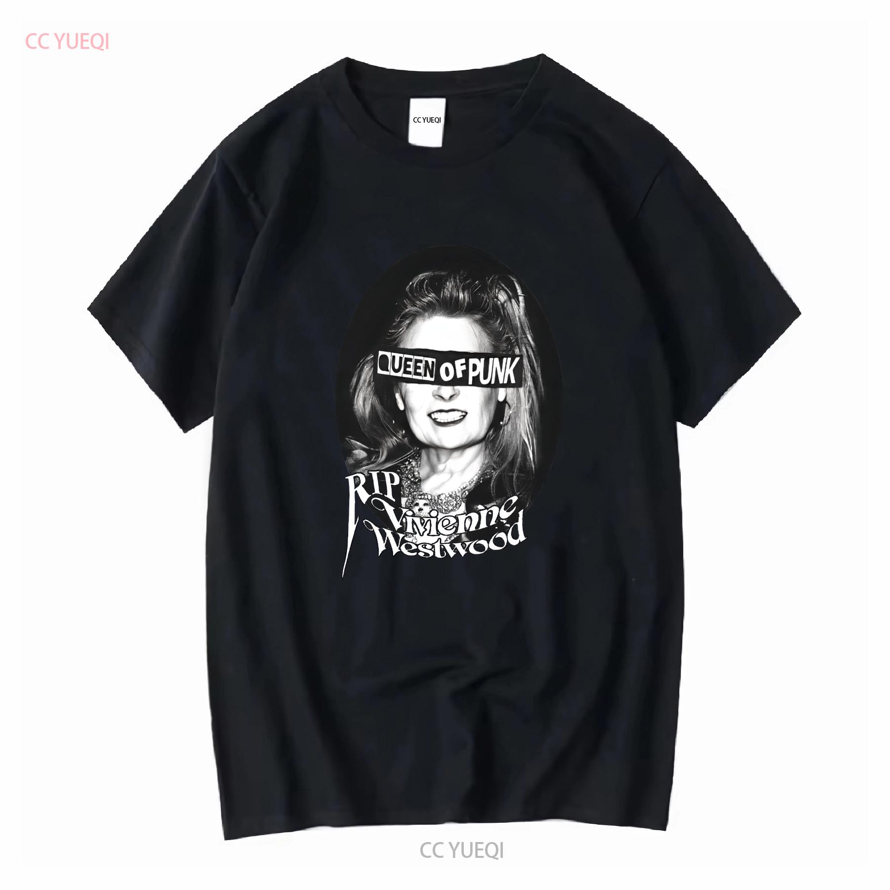 

RIP Vivian Westwood tribute T shirt long or short sleeves vintage Washed streetwear fashion Unisex Slightly Casual Stretched XL