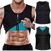 Neopren-Schwitzweste zum Abnehmen, Body Shaper für Herren, formende Weste, Fitness, Fatburner, Shaper, Tank-Top, Trainingsshirt, Muskelshirt, Reißverschluss-Anzug für Herren
