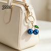 Fruit Key Ring Charm Alloy Cherry Keychain for Backpacks Shape Car Purses Chain Holder Decorative Handbag Pendant Women & Girls Backpack