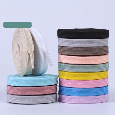 Classic Solid Color Laces 0.8cm Wide Flat Shoes Sneakers Shoelaces Shoe Accessories 100/120/140cm Shoelace 1Pair