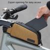Water Proof Bicycles Top Tube Bag Front Frame Bag Bicycles Commuters Bag with Shoulder Strap Cycling Handlebars Pouches