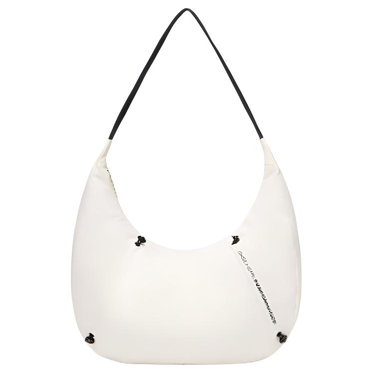 

Skechers Logo Solid Color Cloud Bag Comfortable Handheld Crossbody Shoulder Bag Unisex bags White P225U006-004S White