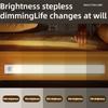 Schrankleuchten Bewegungssensor LED Kabellos USB Unter Ultra Dünnes Nachtlicht Für Küchenschrank Schlafzimmer Kleiderschrank Innenbeleuchtung