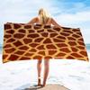 Soft Towel Abstract Animal Tiger Print, Bathroom Beach Towel,Quick Dry Towel Sand Proof Beach Towel Microfiber Beach Towels