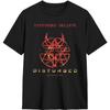 Kurzarm-T-Shirt Disturbed Band T-Shirts für Herren und Damen Laufshirts Trainingsshirt(1)