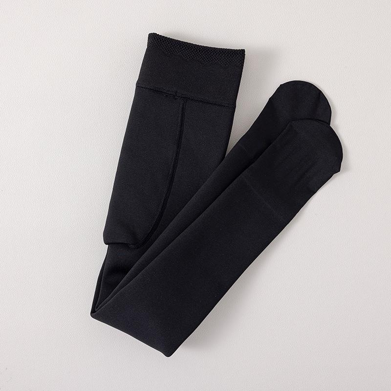 Barnens Vår & Höst Vita Fleece Dansleggings och Strumpor