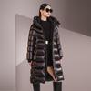 Gaofun Queen 3.0 Women's Long Hooded Shiny Goose Down Puffer Coat