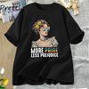 Mehr Stolz Weniger Vorurteile T-Shirt LGBTQ T-Shirt Pride Month LGBTQ T-Shirt Freizeit Baumwolle Kurzarm Rundhals Damen Kleidung