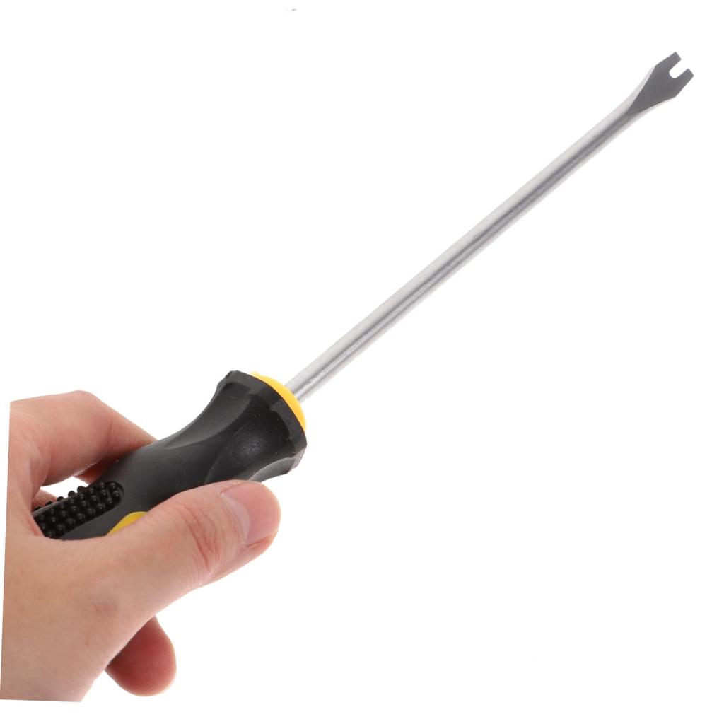 SAFIGLE Office Staple Removal Tool with Double Prong Manual Nail Removal Pry Bar Staple Puller 4-Piece Head, Tool, Remover,