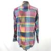 USA Vintage Roper Long Sleeve Western Shirt Multicolor Check L Men(USED)