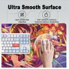 Mouse Pads Anime Kawaii Girl Hololive Natsuiro Matsuri Washable Tabletop Mats Locking Edge Laptop Office Rubber Carpet 900x400mm